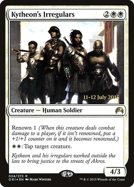 Kytheon's Irregulars [Magic Origins Prerelease Promos]