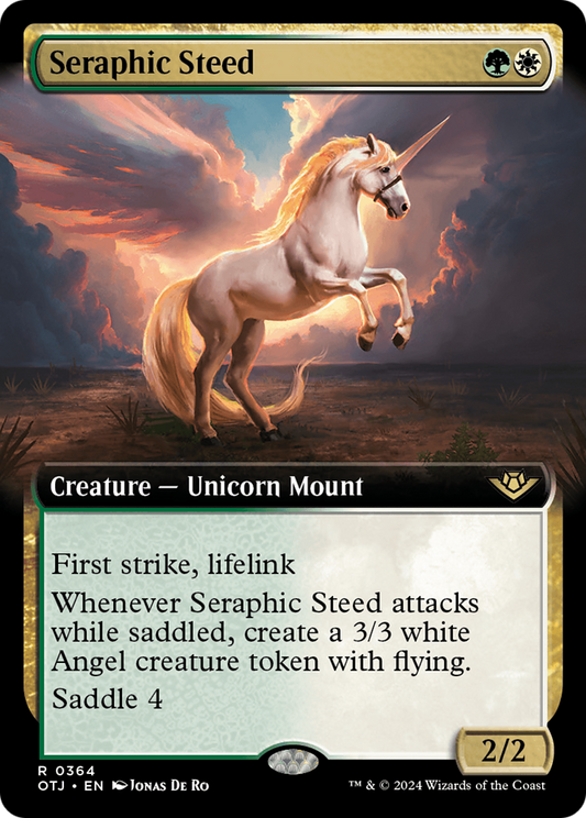 Seraphic Steed (Extended Art) [Outlaws of Thunder Junction] Foil