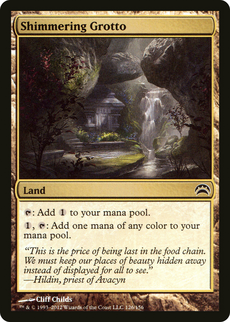 Shimmering Grotto [Planechase 2012] Foil
