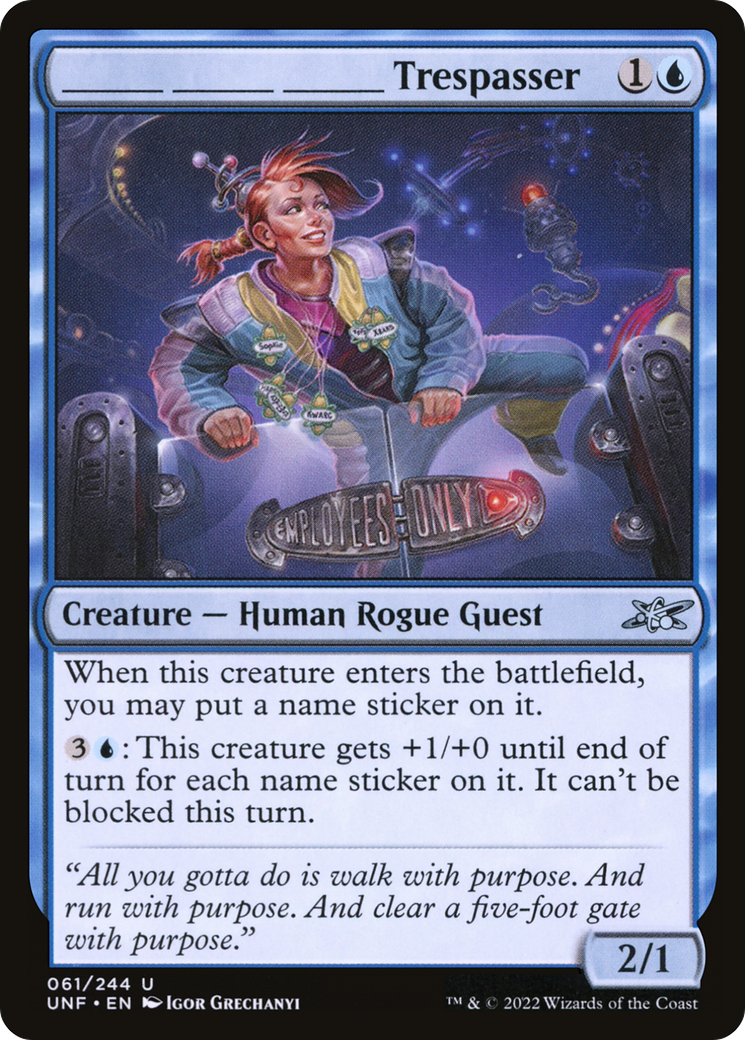 ______ ______ ______ Trespasser [Unfinity] Foil