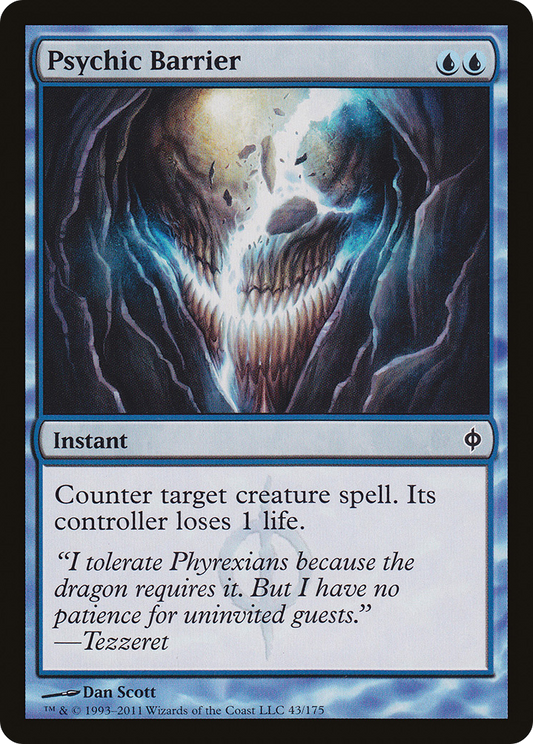 Psychic Barrier [New Phyrexia] Foil