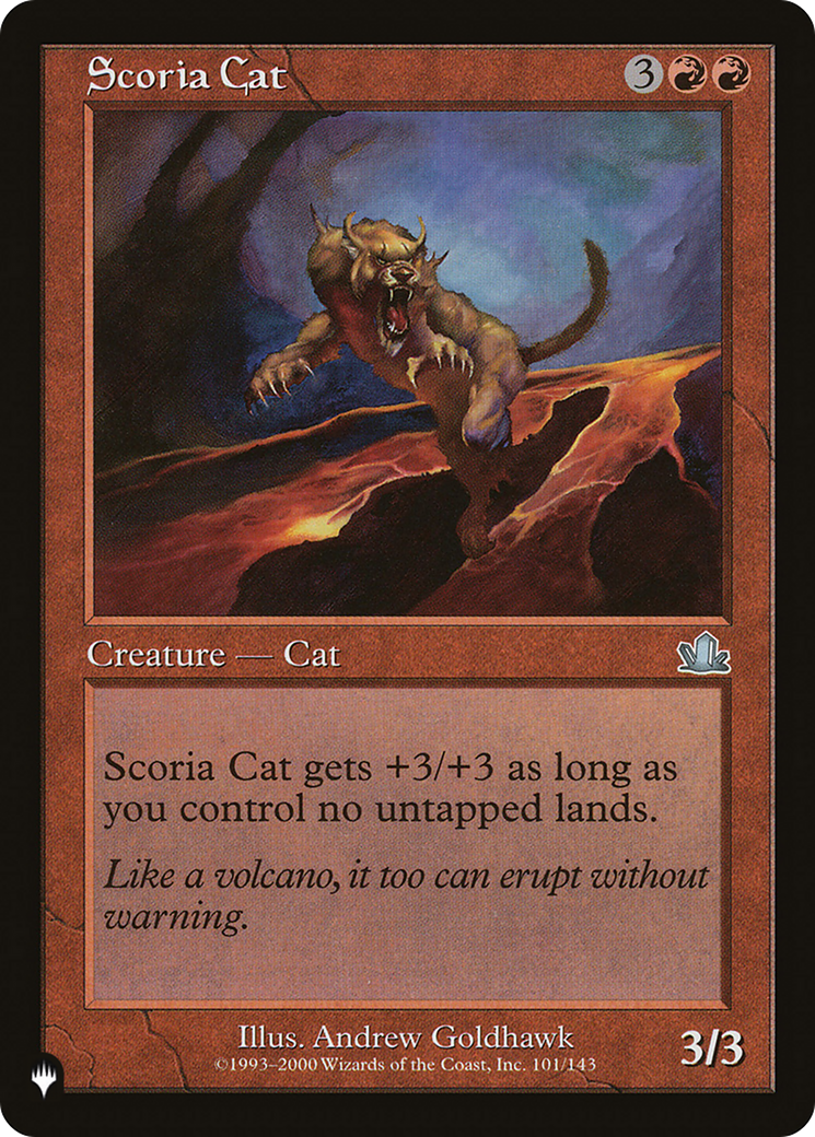 Scoria Cat [The List Reprints] | Silver Goblin