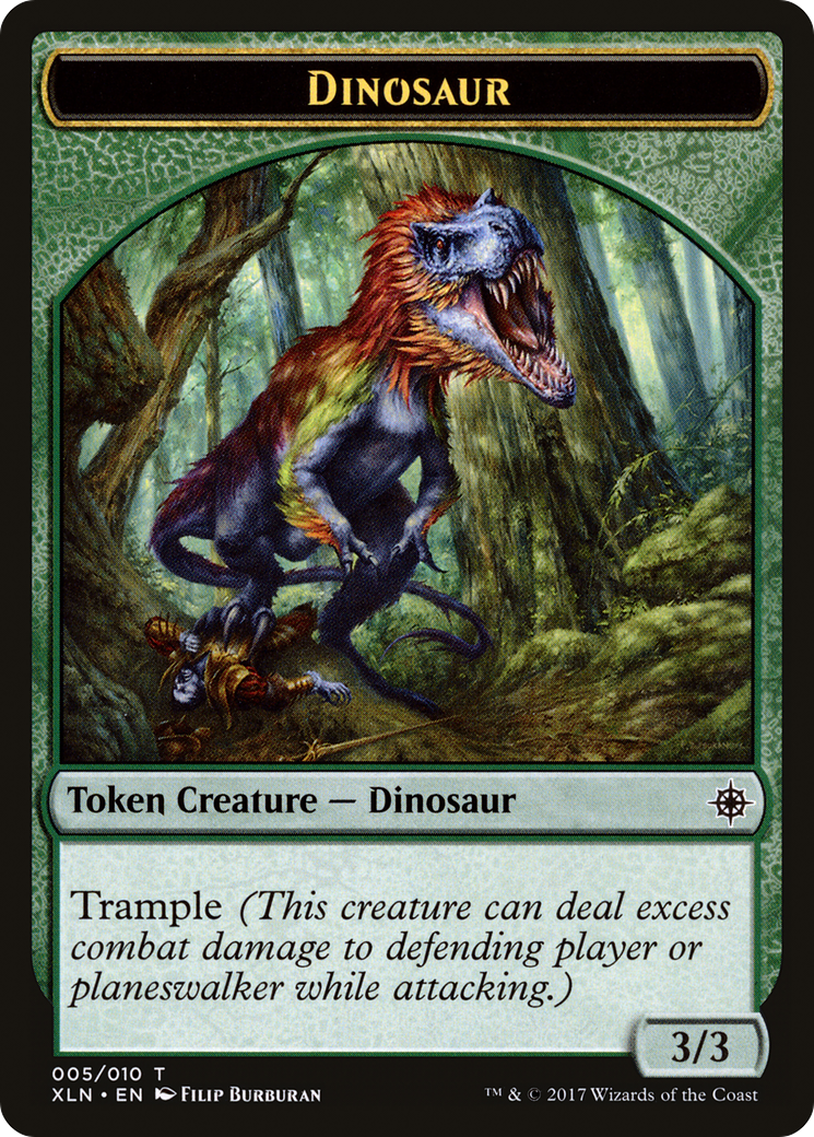 Dinosaur Token (005) - Ixalan Tokens