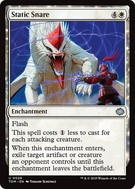 Static Snare (026) Foil - Tarkir: Dragonstorm