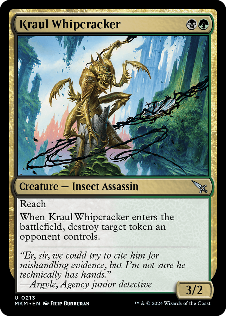 Kraul Whipcracker (Black) [Murders at Karlov Manor] Foil