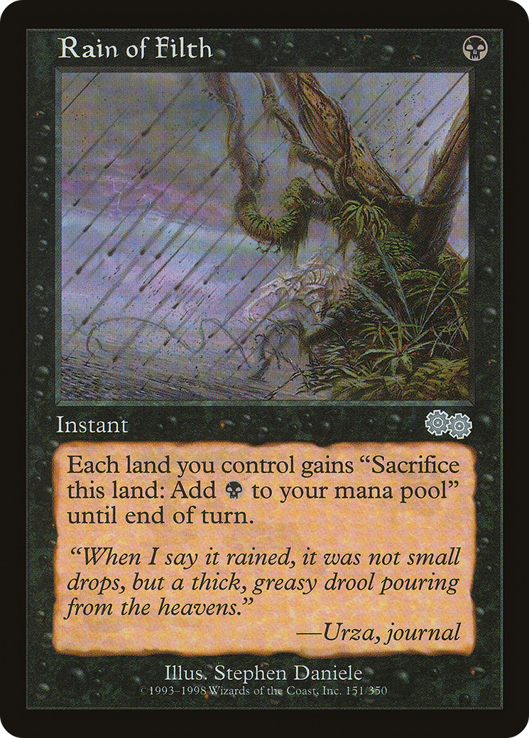 Rain of Filth [Urza's Saga] | Silver Goblin