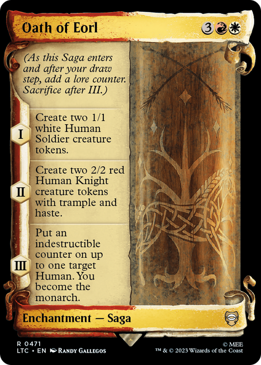 Oath of Eorl [The Lord of the Rings: Tales of Middle-Earth Commander Showcase Scrolls] Foil