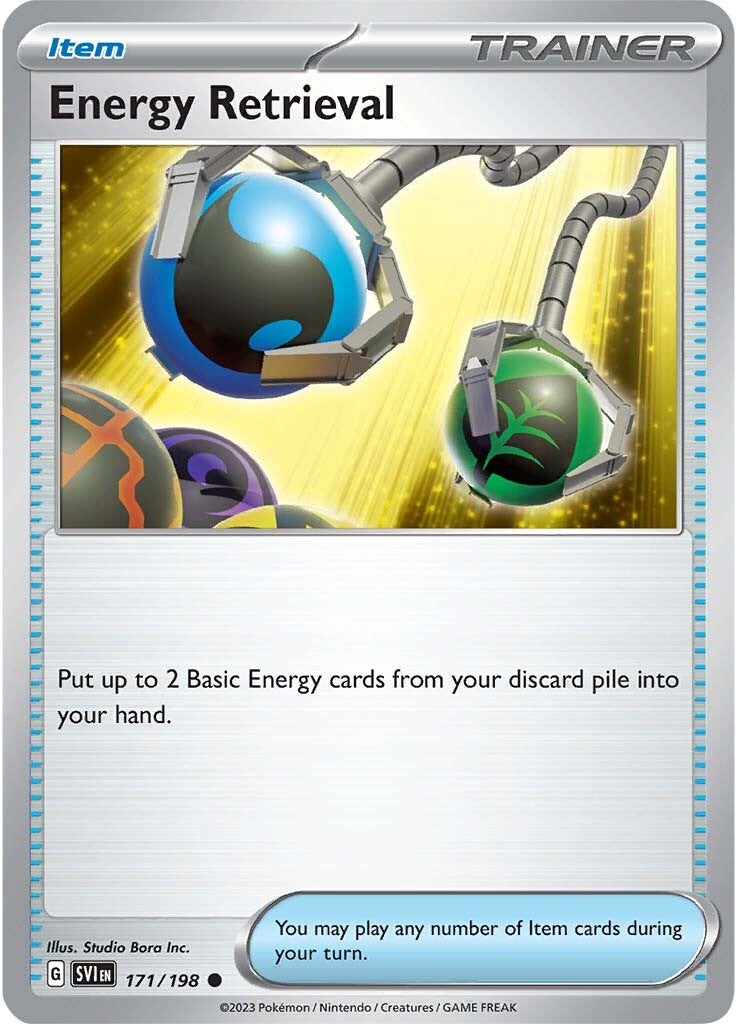 Energy Retrieval (171/198) [Scarlet & Violet: Base Set] | Silver Goblin