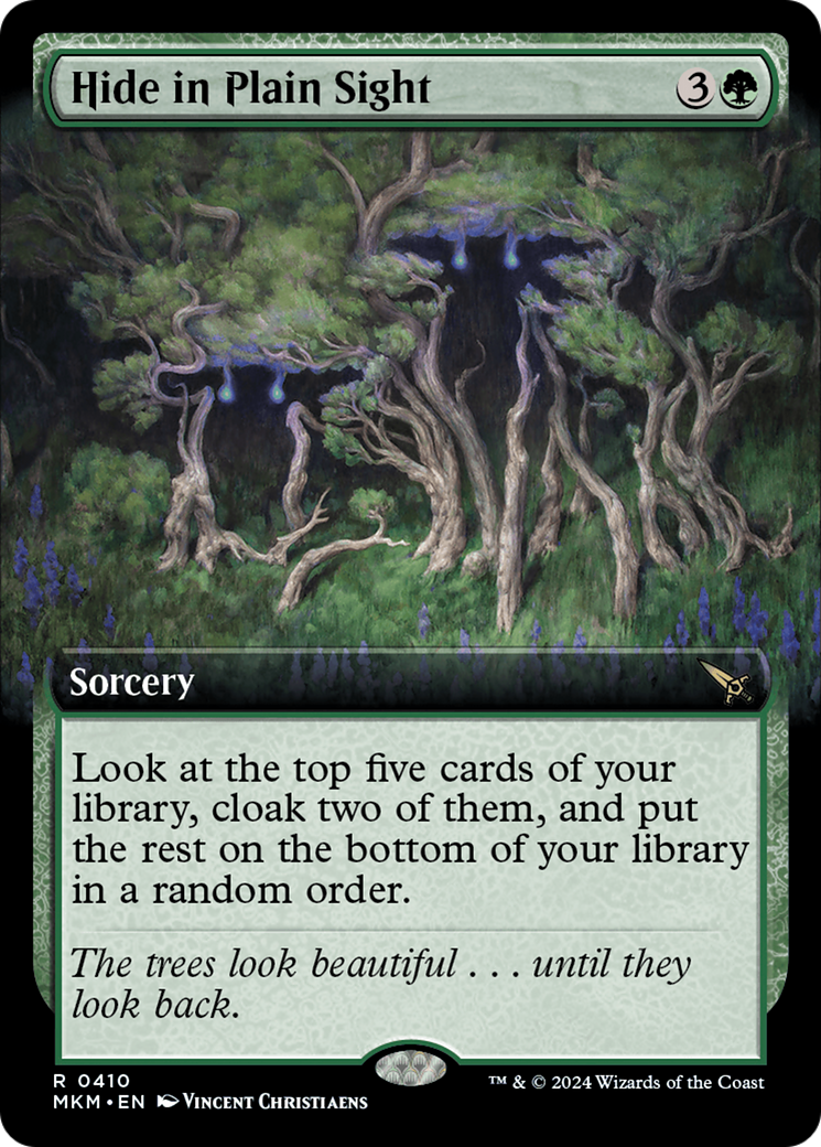 Hide in Plain Sight (Extended Art) [Murders at Karlov Manor] Foil