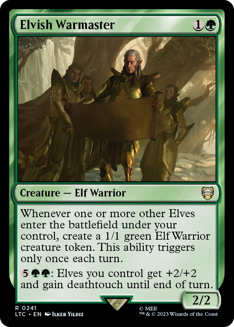 Elvish Warmaster [The Lord of the Rings: Tales of Middle-Earth Commander] | Silver Goblin
