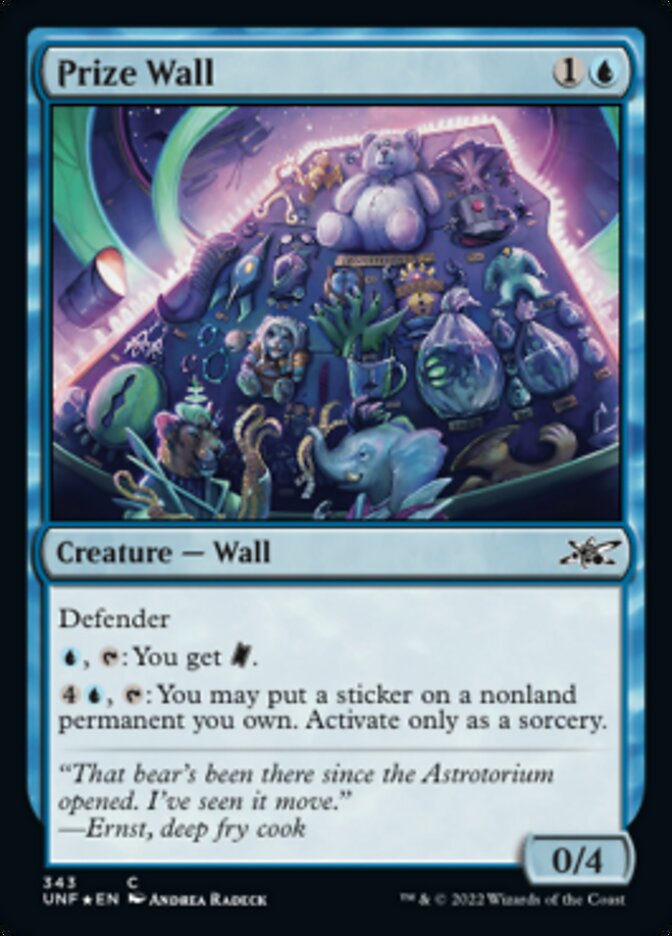 Prize Wall (Galaxy Foil) [Unfinity] | Silver Goblin