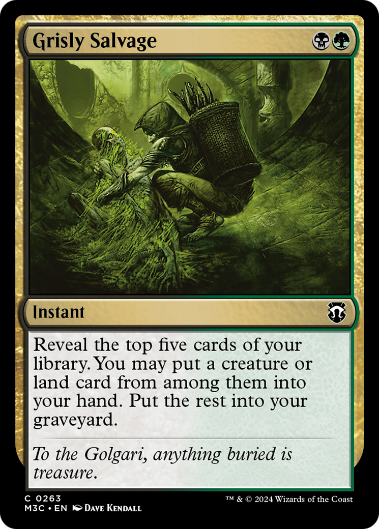 Grisly Salvage [Modern Horizons 3 Commander] | Silver Goblin