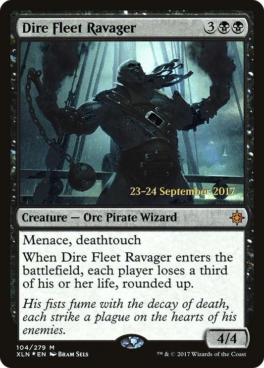 Dire Fleet Ravager [Ixalan Prerelease Promos]