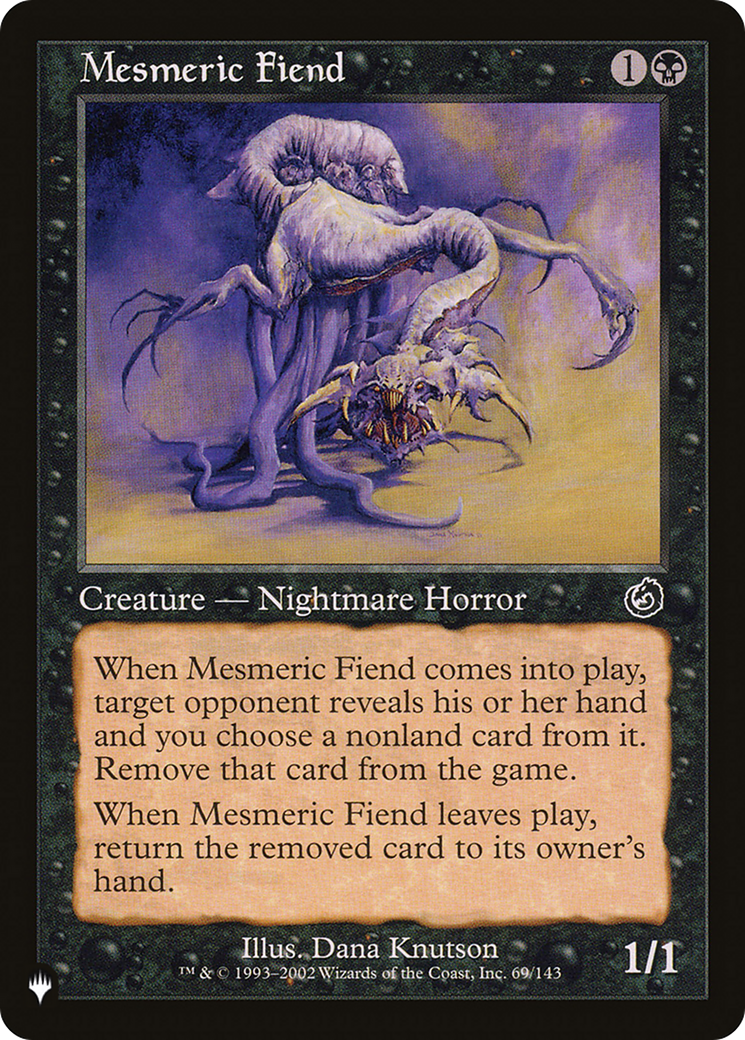 Mesmeric Fiend [The List Reprints] | Silver Goblin