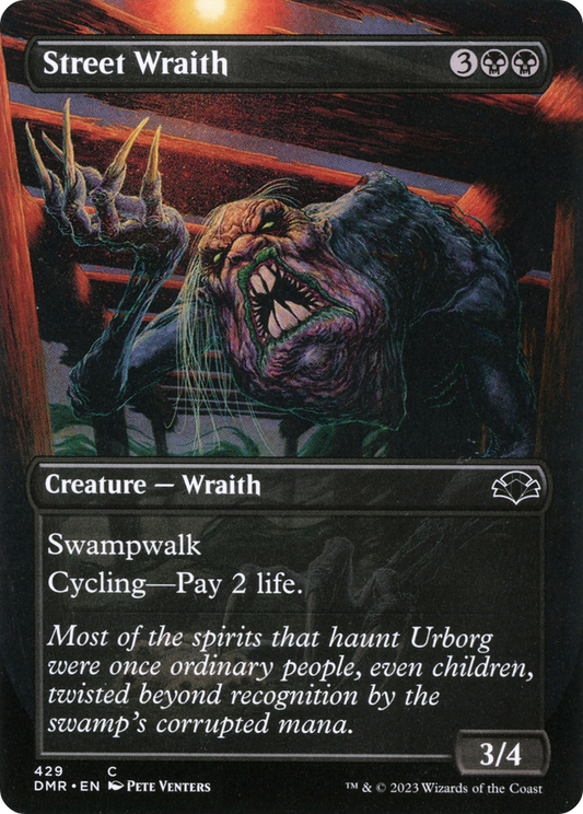 Street Wraith (Borderless Alternate Art) [Dominaria Remastered] Foil