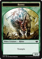 Rhino (013) // Spirit (016) Double-Sided Token [Modern Horizons Tokens] | Silver Goblin