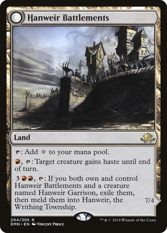 Hanweir Battlements [Eldritch Moon] Foil