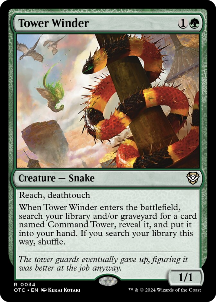 Tower Winder [Outlaws of Thunder Junction Commander] | Silver Goblin