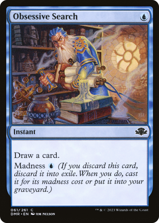 Obsessive Search [Dominaria Remastered] Foil