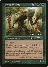 Force of Nature (Oversized) [Oversize Cards] | Silver Goblin
