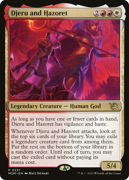 Djeru and Hazoret [March of the Machine] Foil