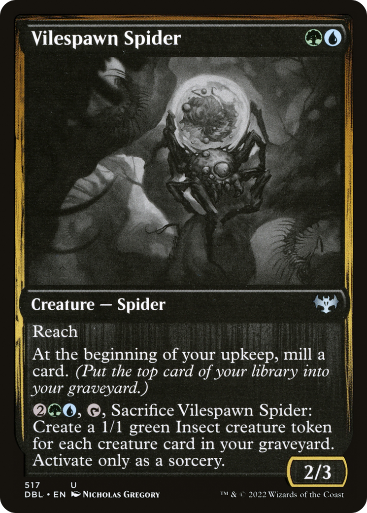 Vilespawn Spider [Innistrad: Double Feature] Foil