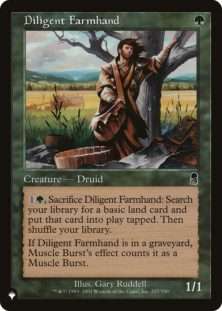 Diligent Farmhand [The List Reprints] | Silver Goblin