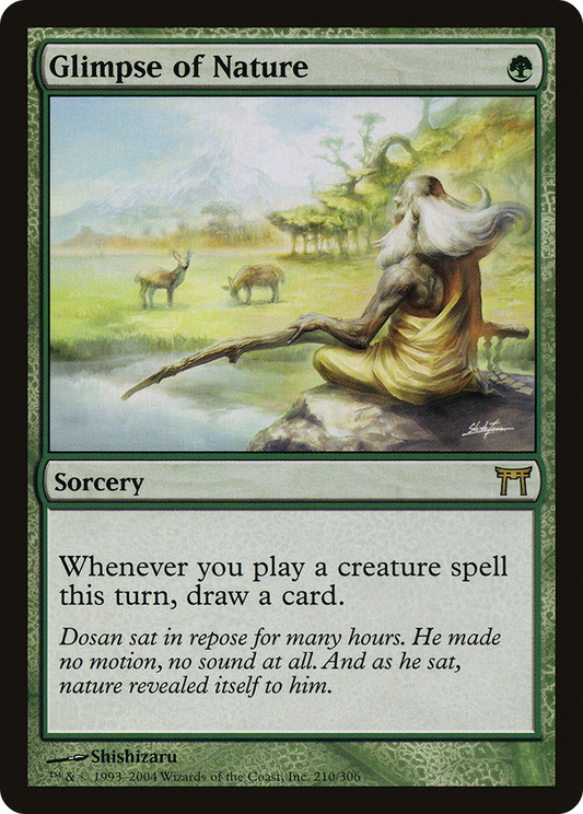 Glimpse of Nature [Champions of Kamigawa] Foil