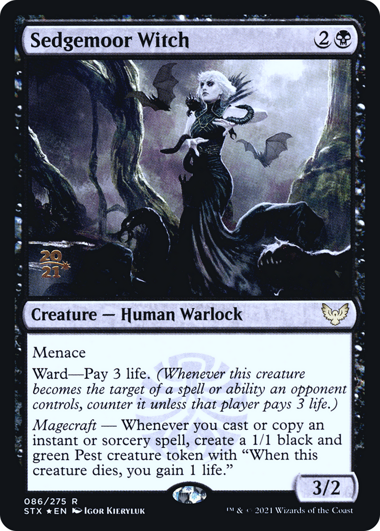 Sedgemoor Witch [Strixhaven: School of Mages Prerelease Promos]