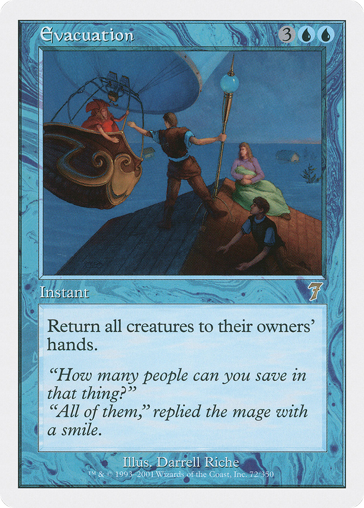Evacuation (072) Foil - Seventh Edition