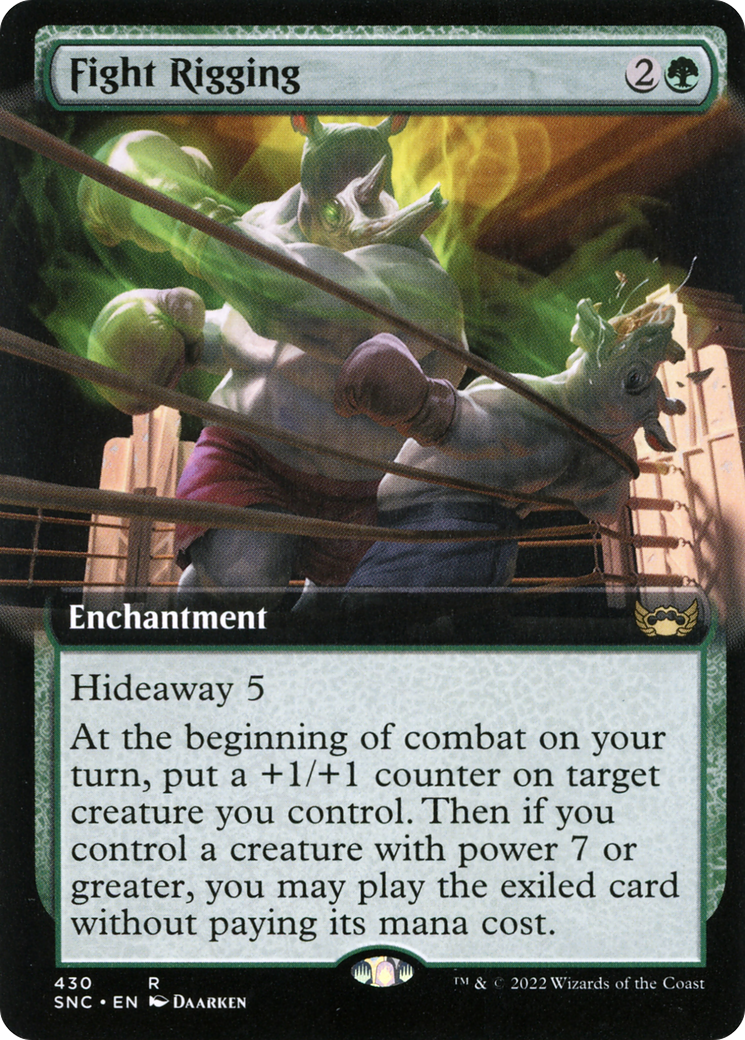 Fight Rigging (Extended Art) [Streets of New Capenna] Foil