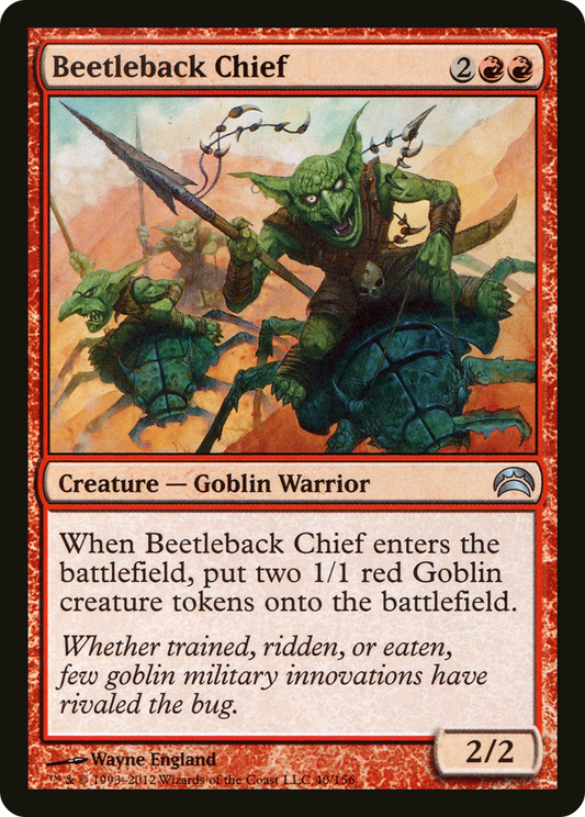 Beetleback Chief (040) Foil - Planechase 2012