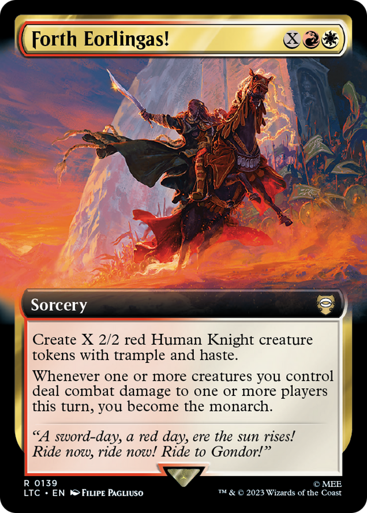 Forth Eorlingas! (Extended Art) (139) - Tales of Middle-earth Commander