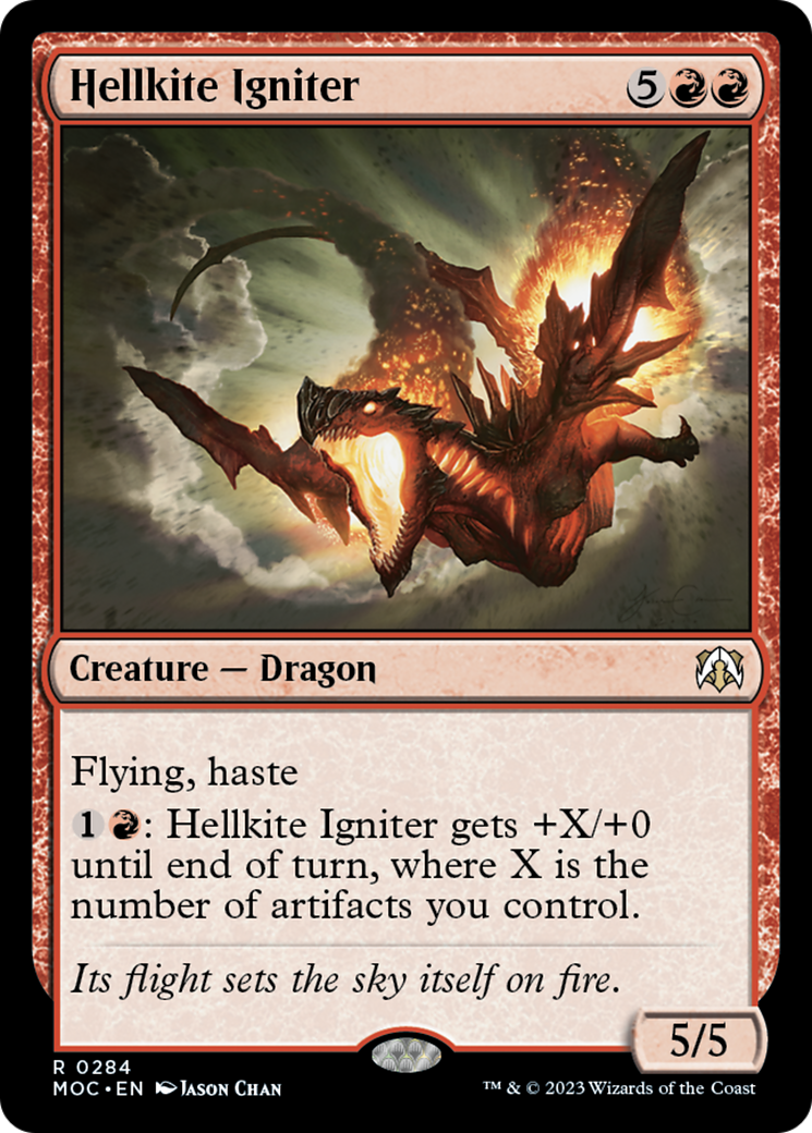 Hellkite Igniter [March of the Machine Commander] | Silver Goblin