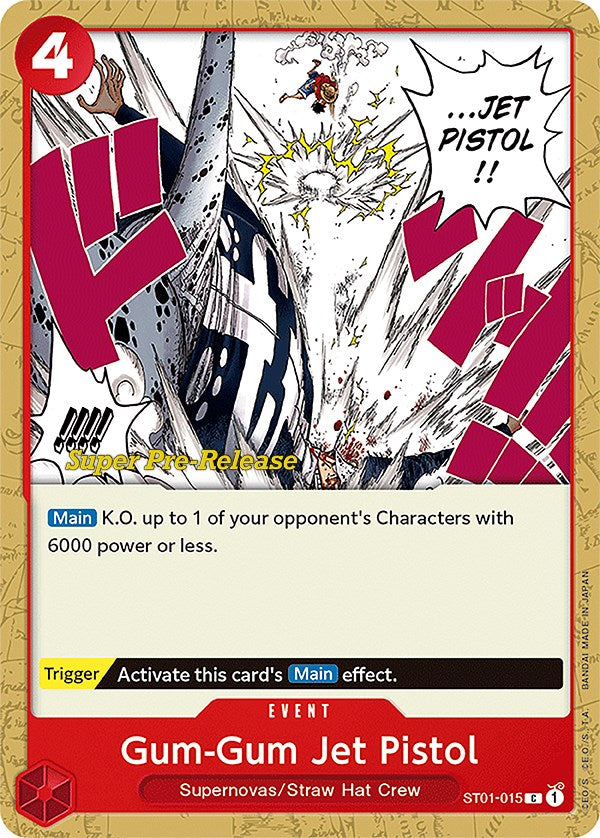 Gum-Gum Jet Pistol [Super Pre-Release Starter Deck: Straw Hat Crew] | Silver Goblin