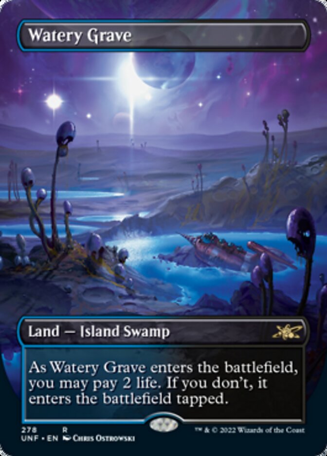 Watery Grave (Borderless) [Unfinity] | Silver Goblin