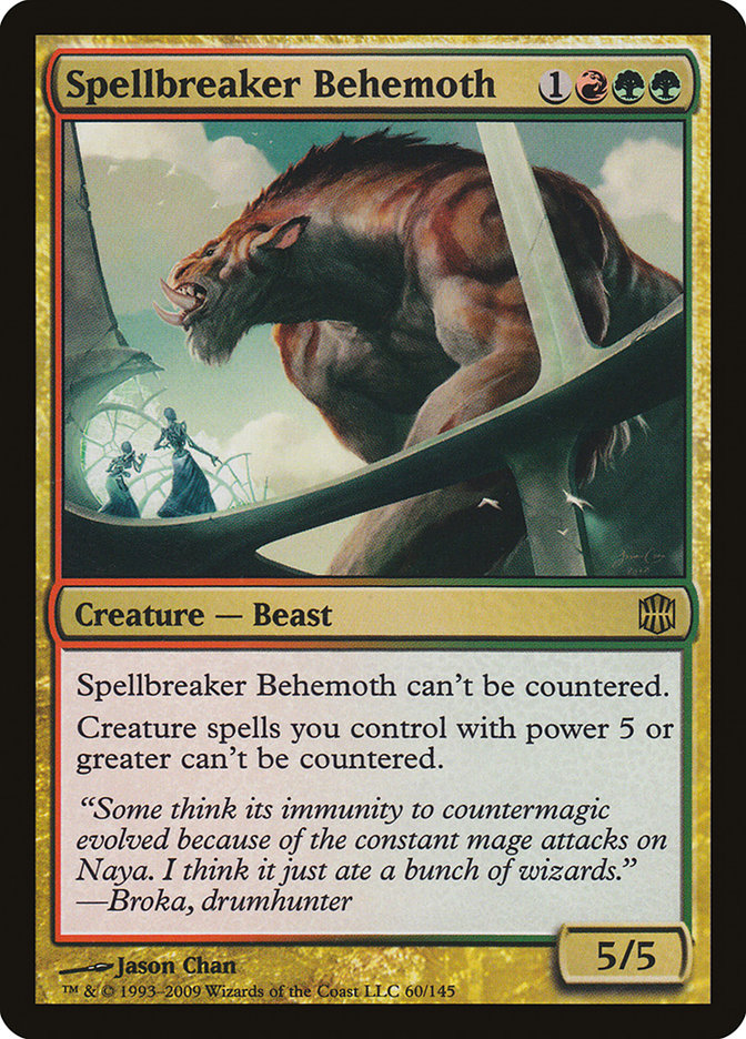 Spellbreaker Behemoth (Oversized) [Oversize Cards] | Silver Goblin