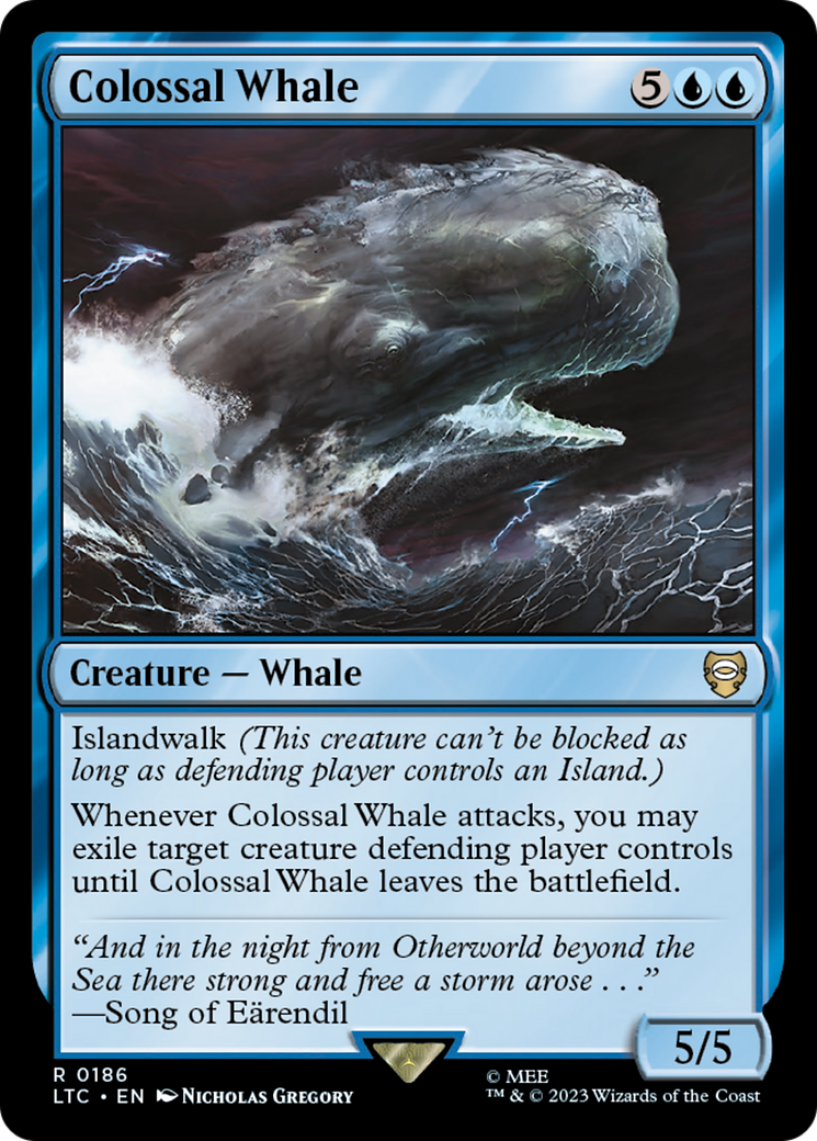 Colossal Whale [The Lord of the Rings: Tales of Middle-Earth Commander] | Silver Goblin