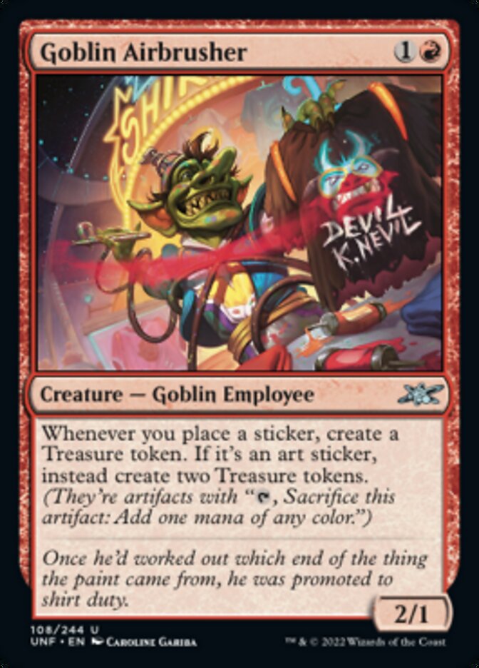 Goblin Airbrusher [Unfinity] | Silver Goblin