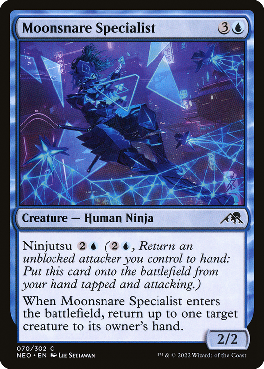 Moonsnare Specialist [Kamigawa: Neon Dynasty] Foil