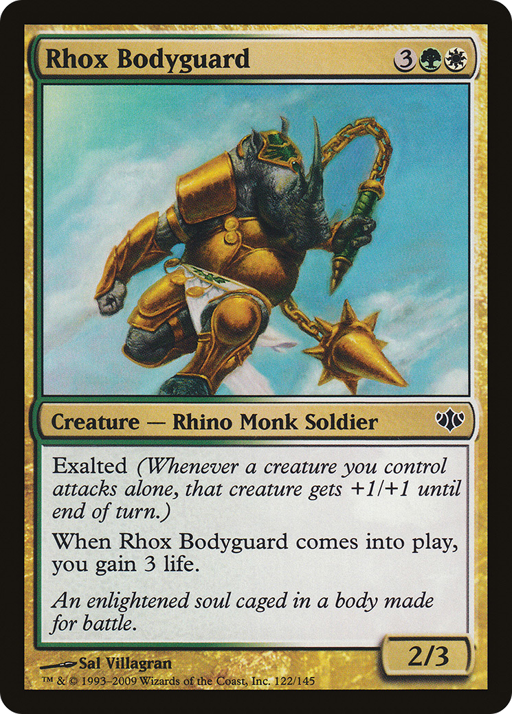 Rhox Bodyguard (122) Foil - Conflux