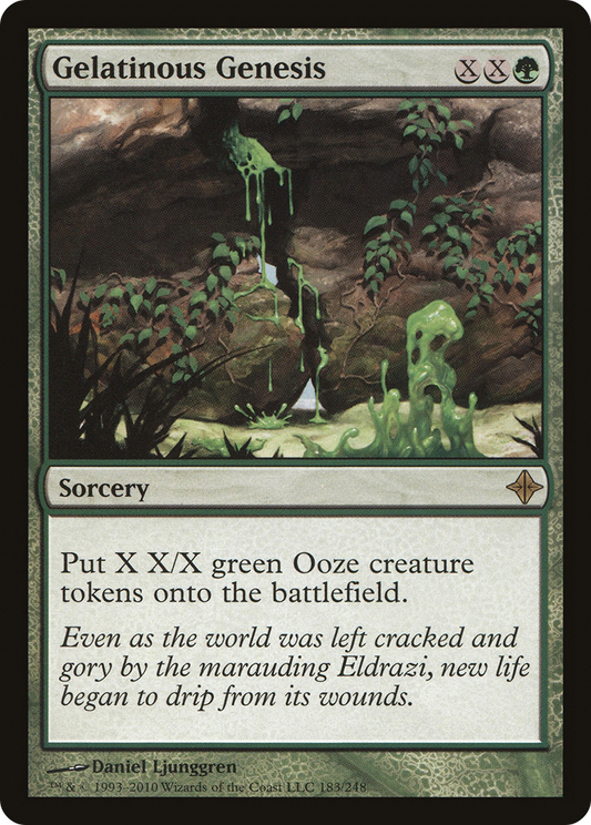 Gelatinous Genesis [Rise of the Eldrazi] Foil