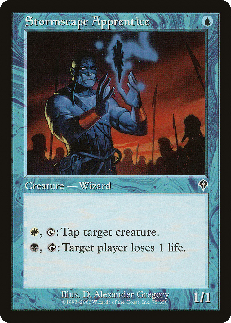 Stormscape Apprentice [Invasion] Foil
