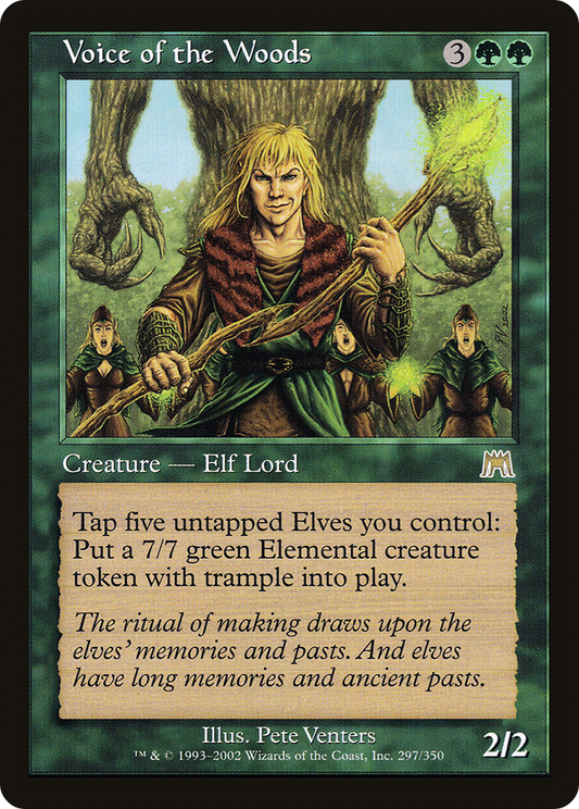 Voice of the Woods [Onslaught] Foil