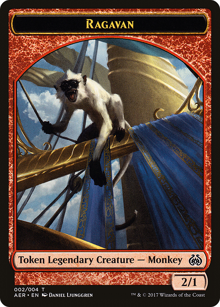 Ragavan (002) Foil - Aether Revolt Tokens