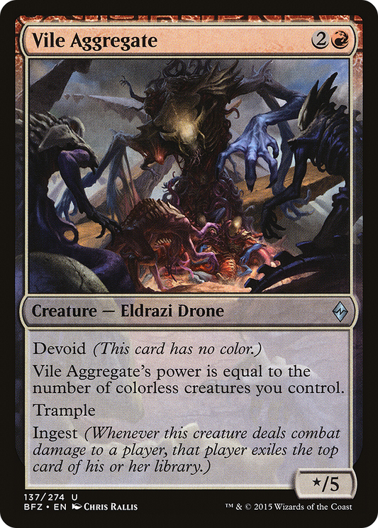 Vile Aggregate [Battle for Zendikar] Foil