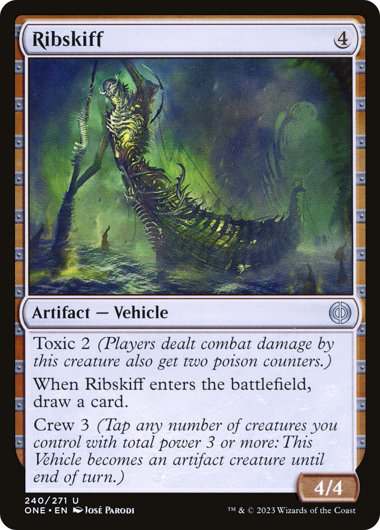Ribskiff [Phyrexia: All Will Be One] Foil