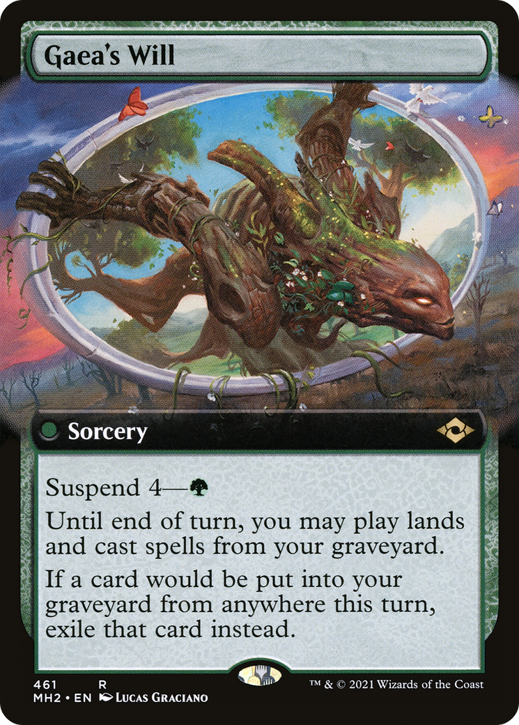 Gaea's Will (Extended Art) [Modern Horizons 2] Foil