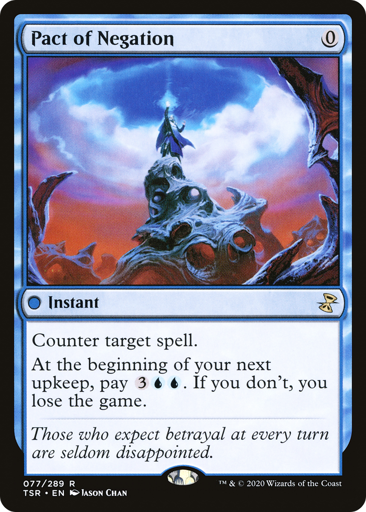 Pact of Negation (077) Foil - Time Spiral Remastered