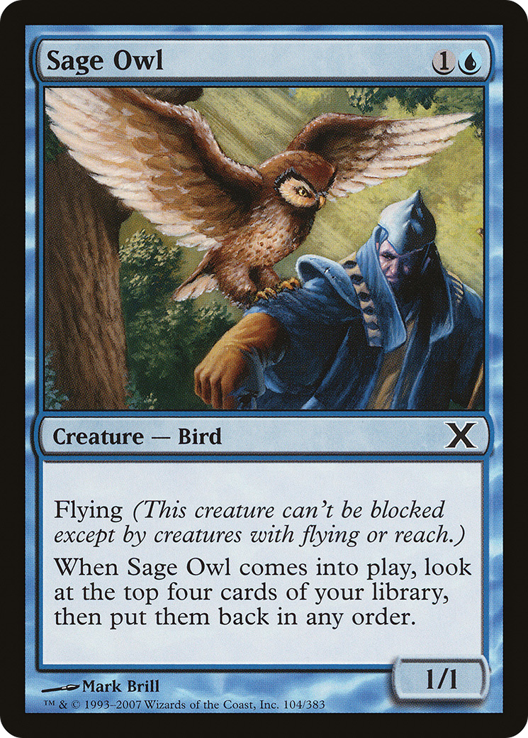 Sage Owl (104) - Tenth Edition